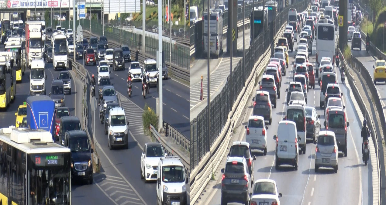 İstanbul’da haftanın ilk iş gününde trafik kilitlendi