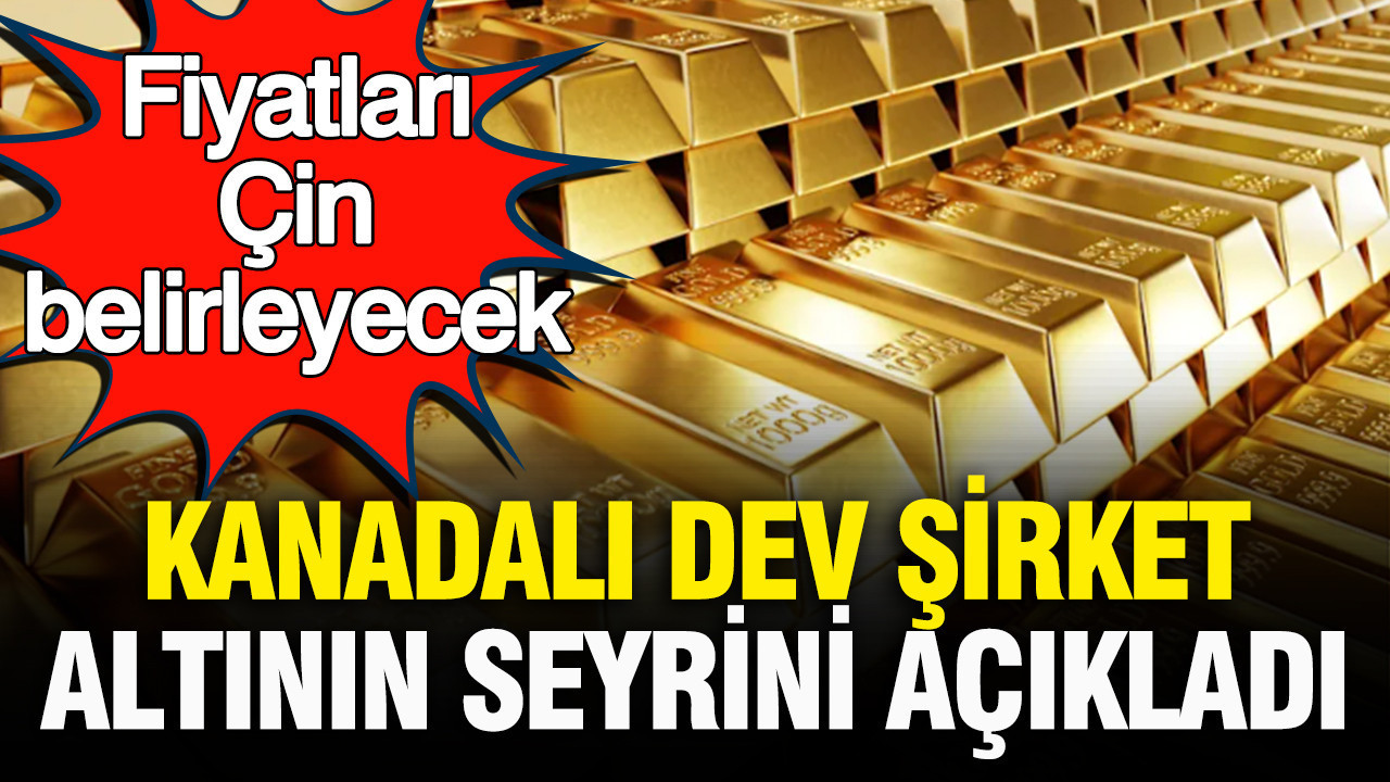 Kanadalı dev şirket BMO Capital Markets altının seyrini çizdi: Altının fiyatını Çin belirleyecek Haber gorseli